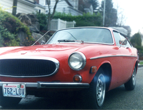 my orange 1973 Volvo P1800ES