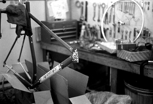 DPJ TT frame â€“ mid-build
