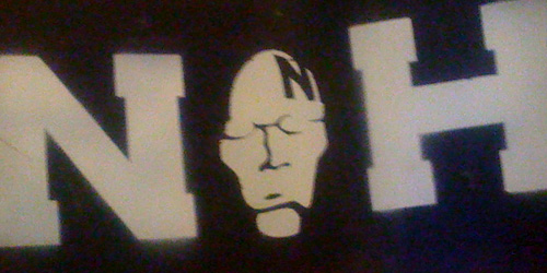 dpj_nh_logo_stencil Nathan Hale High School Swim Team logo (stencil) by Daniel P. Johnston